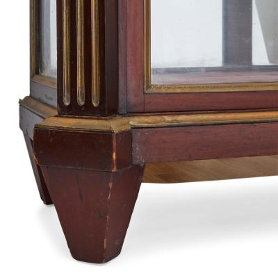 Large Late 19th Century French Neoclassical Gilt metal mounted vitrine