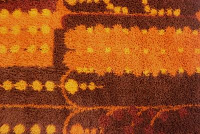 Large Lush Danish Modern Rug