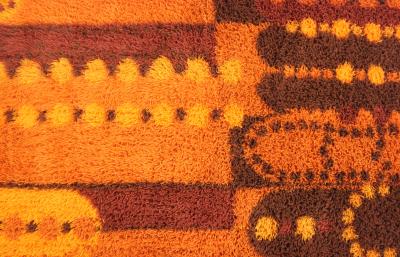 Large Lush Danish Modern Rug