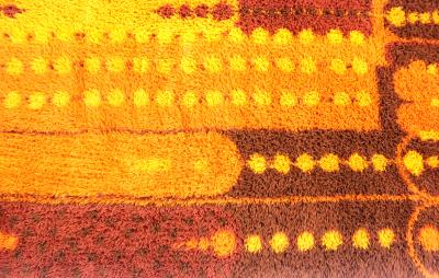 Large Lush Danish Modern Rug