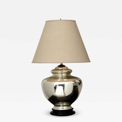 Large Mercury Glass Table Lamp