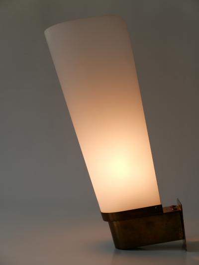Large Mid Century Modern Brass Acrylic Wall Light or Sconce Germany 1950s