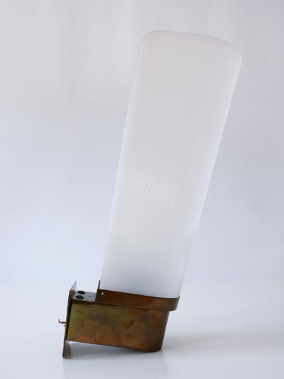 Large Mid Century Modern Brass Acrylic Wall Light or Sconce Germany 1950s