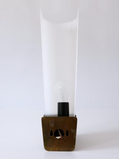 Large Mid Century Modern Brass Acrylic Wall Light or Sconce Germany 1950s