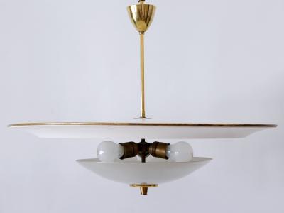 Large Mid Century Modern Ufo Ceiling Light or Pendant Lamp Germany 1950s 1