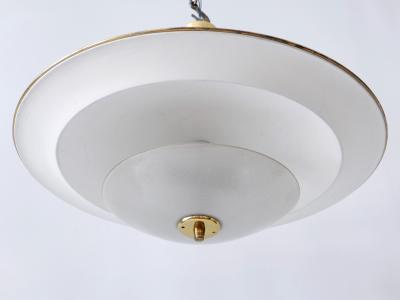 Large Mid Century Modern Ufo Ceiling Light or Pendant Lamp Germany 1950s 1