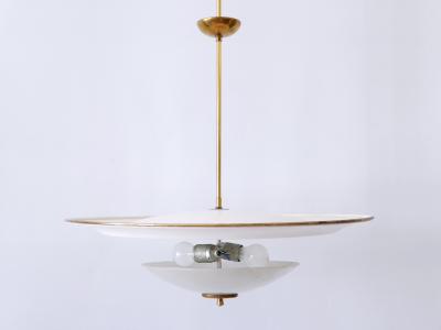 Large Mid Century Modern Ufo Ceiling Light or Pendant Lamp Germany 1950s 2