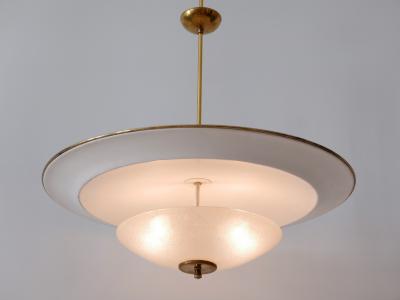 Large Mid Century Modern Ufo Ceiling Light or Pendant Lamp Germany 1950s 2