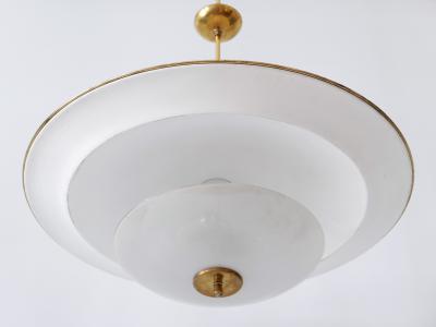 Large Mid Century Modern Ufo Ceiling Light or Pendant Lamp Germany 1950s 2