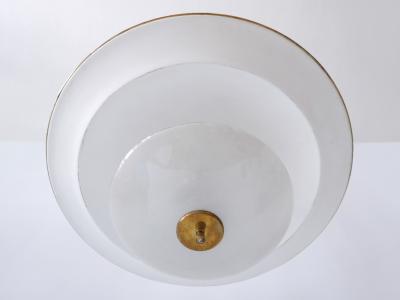 Large Mid Century Modern Ufo Ceiling Light or Pendant Lamp Germany 1950s 2