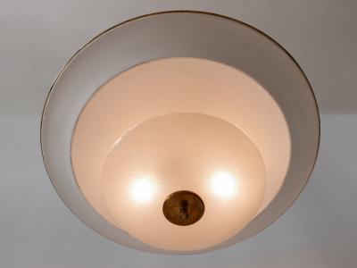 Large Mid Century Modern Ufo Ceiling Light or Pendant Lamp Germany 1950s 2