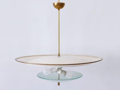 Large Mid Century Modern Ufo Ceiling Light or Pendant Lamp Germany 1950s 3