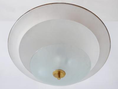 Large Mid Century Modern Ufo Ceiling Light or Pendant Lamp Germany 1950s 3