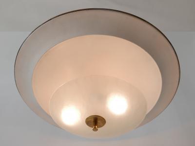 Large Mid Century Modern Ufo Ceiling Light or Pendant Lamp Germany 1950s 3
