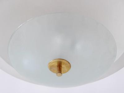 Large Mid Century Modern Ufo Ceiling Light or Pendant Lamp Germany 1950s 3