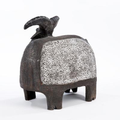 Large Mid Century Modern ceramic sculpture by Dominic Pouchain