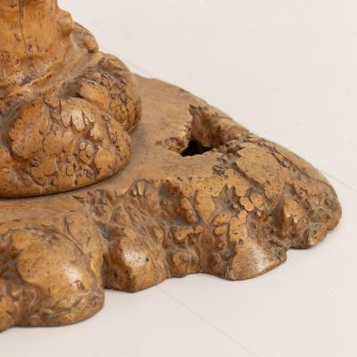 Large Mid Century Swedish Birch and Pine Root Bowl Tazza on Base