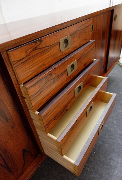 Large Mid Century Wooden Sideboard