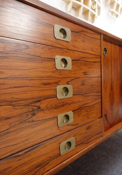 Large Mid Century Wooden Sideboard