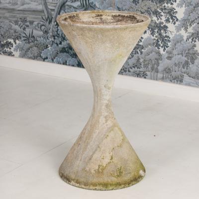 Large Midcentury Swiss Willy Guhl Spindle Diablo Planter