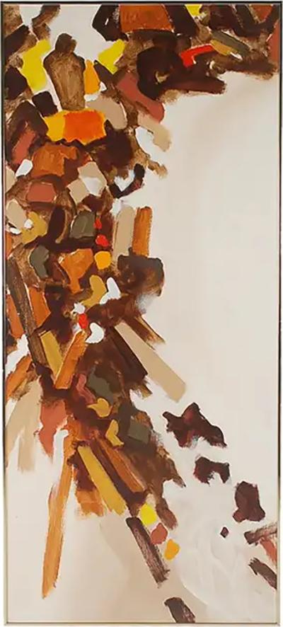Large Modern Abstract Oil Painting on Canvas