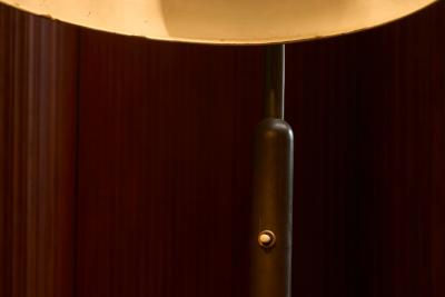 Large Modernist Desk Lamp in Patinated Brass 1930s