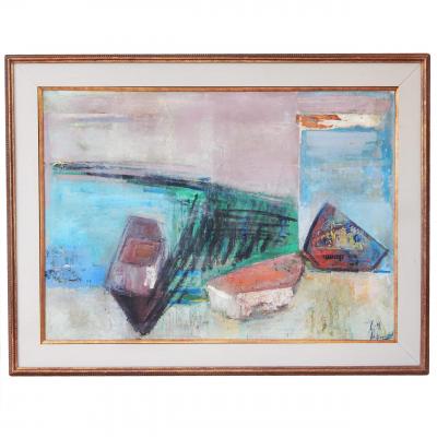 Large Modernist Seascape