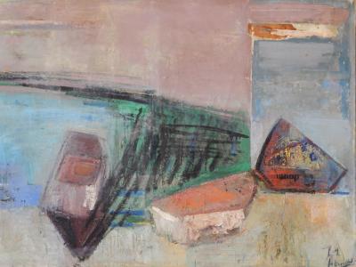 Large Modernist Seascape