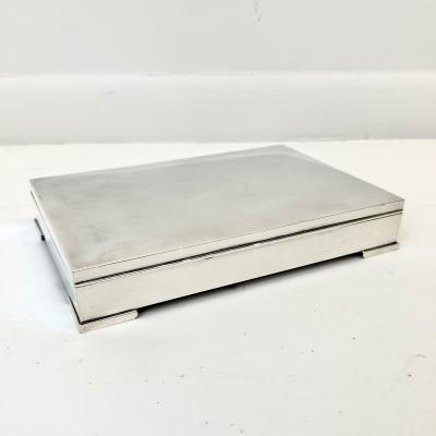 Large Modernist Sterling Silver Box Argentina