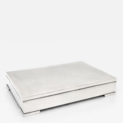 Large Modernist Sterling Silver Box Argentina