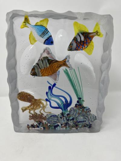 Large Murano Glass Aquarium