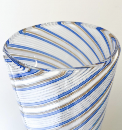 Large Murano Glass Vase by Dino Martens 1950s