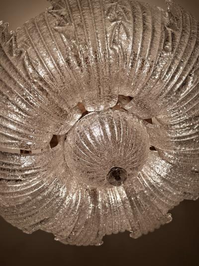 Large Murano Graniglia Glass Flush Mounts