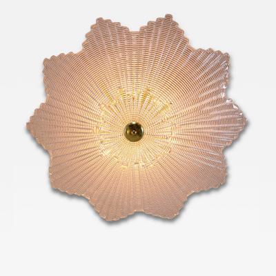 Large Murano Star Shaped Ceiling Fixture