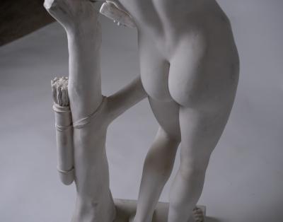 Large Neoclassic Plaster Statue of Dionysos or Bacchus France circa 1930