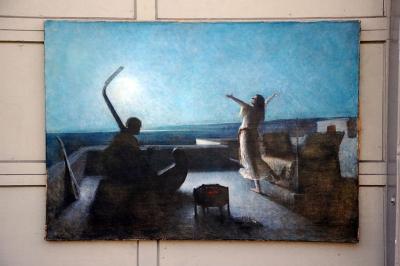 Large Orientalist Oil Painting