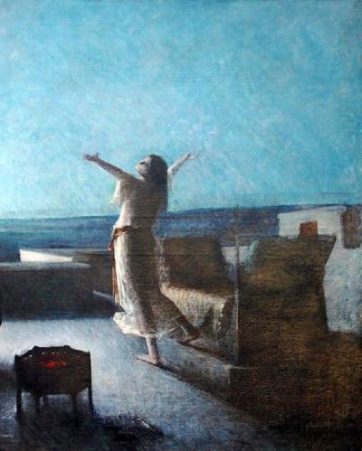 Large Orientalist Oil Painting