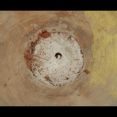 Large Outdoor Italian Terra Cotta Urn or Jar Dated 1864