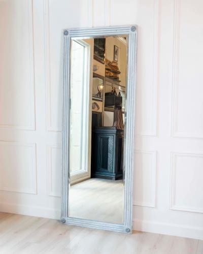 Large Painted Napoleon III Mirror