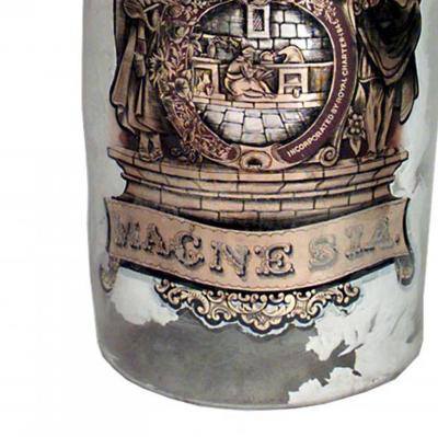 Large Painted Victorian Apothecary Jar