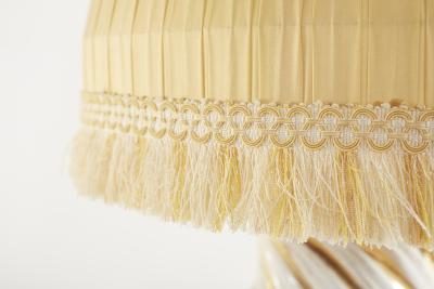 Large Pair 19th Century Gilt Porcelain Table Lamps