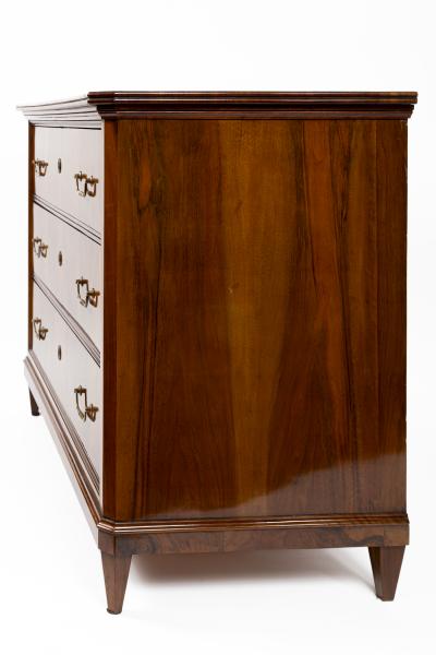Large Pair 19th Century Italian Walnut Chest Of Drawers