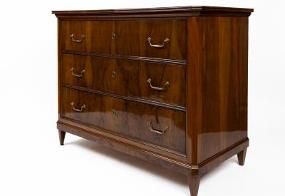 Large Pair 19th Century Italian Walnut Chest Of Drawers