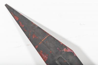 Large Pair 19thC French Copper Clock Tower Hands