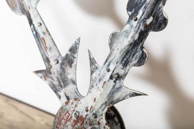 Large Pair 19thC French Copper Clock Tower Hands