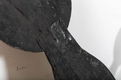 Large Pair 19thC French Zinc Clock Tower Hands