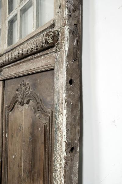 Large Pair of Transomed Louis XV Doors