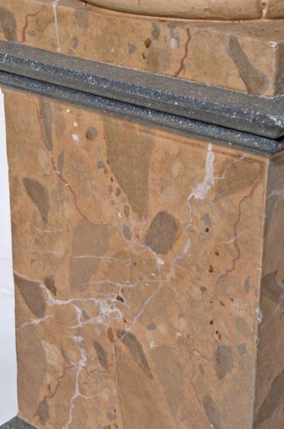 Large Pair of Vintage French Wood Columns circa 1960