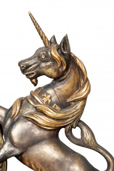 Large Parcel Gilt And Polychrome Coat Of Arms Of Great Britain