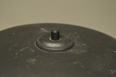 Large Patinated Bauhaus Style Table Lamp 1940s